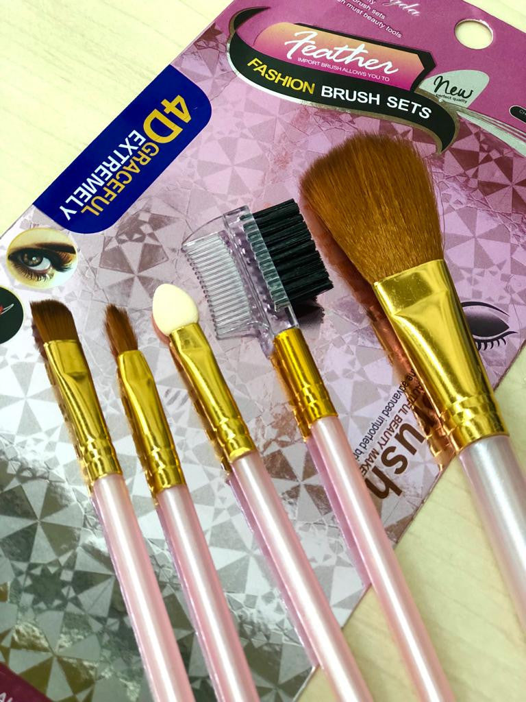 Set De Brochas✧ 4D Para Maquillaje X5